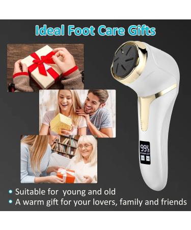 Rechargeable Electric Foot Callus Remover with 3 Roller Heads - For Smooth and Soft Feet - Foot Care Tool for Men and Women - Buy Online on GoSupps.com