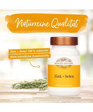 B rbel Drexel Zink + Selenium Capsules - Vegan Zinc Glycinate for Skin Hair Nails & Immune Support (145 pcs) - Premium Quality from Germany - Buy Online on GoSupps.com