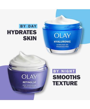 Olay Regenerist Hyaluronic Acid + Peptide24 Gel Face Moisturizer Fragrance-Free 50 mL + Olay Regenerist Micro-Sculpting Cream Travel Size 15 mL Gel Face Moisturizer + Micro-Sculpting Cream - Buy Online on GoSupps.com