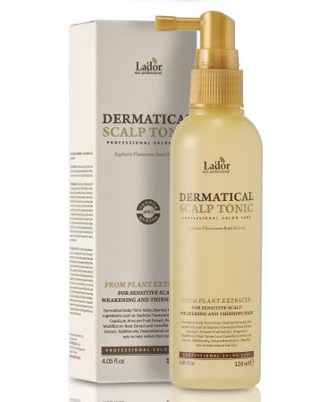 LA'DOR Dermatical Scalp Tonic - For Sensitive & Thinning Hair - 4.05 Fl Oz Leave-in Spray Conditioner Cleanse Reduce Hair Loss