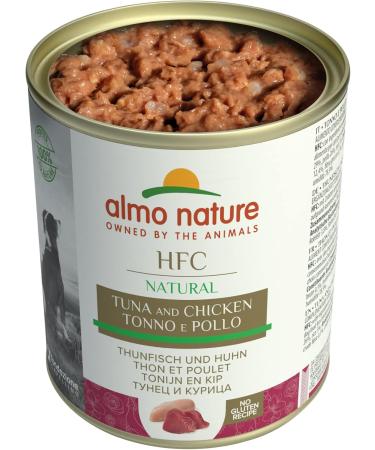 Almo Nature HFC Natural Wet Dog Food - Tuna & Chicken 12x280g | Premium Quality Pet Nutrition - Buy Online on GoSupps.com
