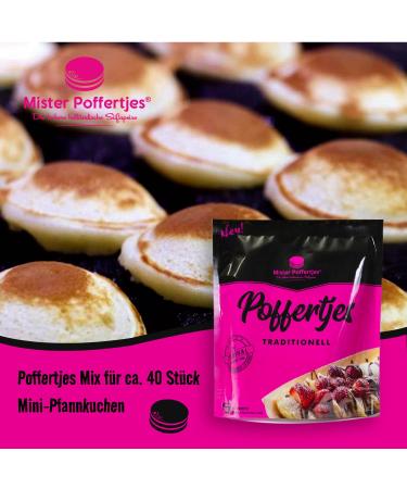 MISTER POFFERTJES Pancake Mix - Authentic Dutch Mini Pancakes for Home | Pack of 2 | International Shipping - Buy Online on GoSupps.com