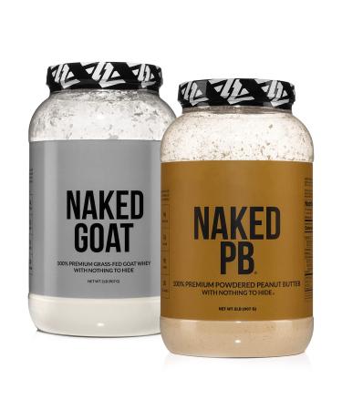 NAKED Grass Fed Protein PB Bundle: 2LB Goat and 2LB PB