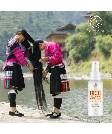 Psalmonica Rice Water Hair Growth Set: Serum, Spray, Oil, Shampoo - Rosemary Oil Formula for Hair Loss Treatment in Women and Men - Buy Online on GoSupps.com
