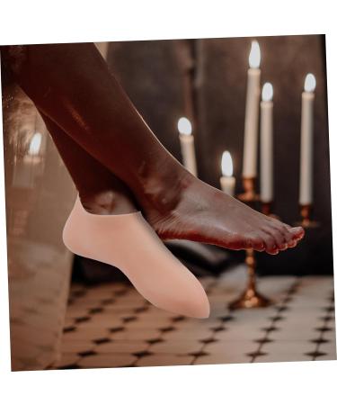 FRCOLOR 2 Pairs Exfoliating Moisturizing Socks Lotion Socks for Women Overnight Moisturizing Gel Socks Enhancing Feet Lotion Heel Women Gloves Foot Cover Sebs Cosmetic Women's Crystal - Buy Online on GoSupps.com