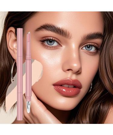 Pomurom Eye Brightening Makeup Pencil Double Head Silkworm Pen Makeup Tool Stick for Girls Moms Travel Face Cosmetics - Buy Online on GoSupps.com