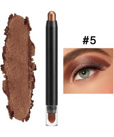 Eye Shadow Sticks 3 Shimmer Eyeshadow Pencil - Cream Shadow Pencil with Brush Head for Waterproof Long Lasting Smoky Eye Makeup - Buy Online on GoSupps.com
