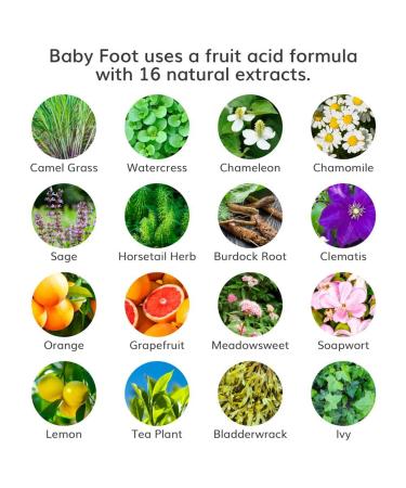 Baby Foot Original Foot Peel Exfoliator for Men - Mint Scented Pair | Repair Rough, Dry, Cracked Feet | Remove Dead Skin | 2.4 Fl. Oz - Buy Online on GoSupps.com