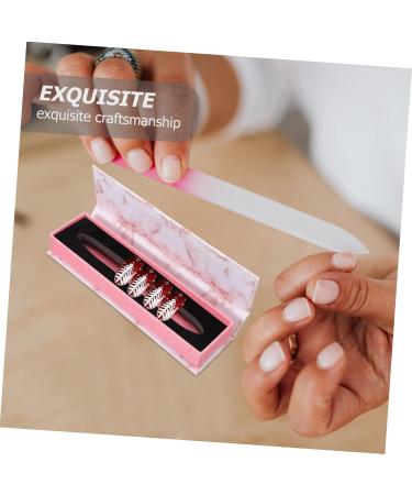 Mikinona Box Nail Box Set Fake Nail Storage Organizer Press on Nail Container Fake Nail Storage Holder Nail Organizer Press on Nail Storage Holder Fake Nail Holder Storage Container - Buy Online on GoSupps.com