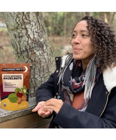 Wilderness Poets Organic Raw Oregon Hazelnuts with Skins - No Shells - 2lb Bulk Size - Buy Online on GoSupps.com