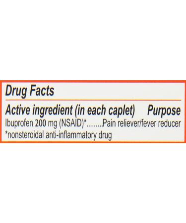 Motrin IB Caplets 50 Count 200mg - Fast-Acting Pain Relief Tablets - Buy Online on GoSupps.com