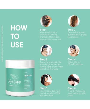 Belli Capelli Venice Hair Organic (Pack of 2) - Capilar Para El Cabello - Organic & Natural Brazilian Keratin- Anti-Frizz Volume Reduction Smoothing-2 Pack (17.6 oz/500 g) - Buy Online on GoSupps.com