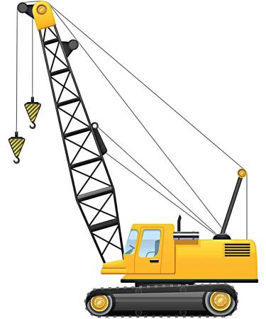 Construction Vehicles Set of 6 Pictures for Children's Room Decor - Excavator, Crane, Forklift, Roller - Baby Boy Room Poster - Vehicle Decoration - DIN A4 Size - No Frame - Buy Online on GoSupps.com