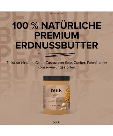 Bulk Crunchy Peanut Butter 1 kg - Quality International Shipping - High Protein Snack - Buy Online on GoSupps.com