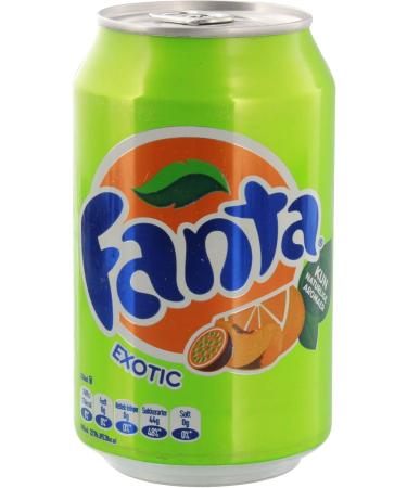  Fanta Fanta Exotic 330 ml - Pack of 12 - Buy Online on GoSupps.com