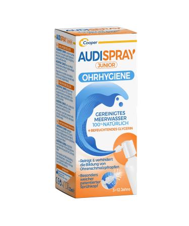 Audispray - Junior - Earspray - Hygiene - Children - Early Hygiene - Prevents the accumulation of ear wax - Spray - 25 ml - from 3 to 12 years - Buy Online on GoSupps.com