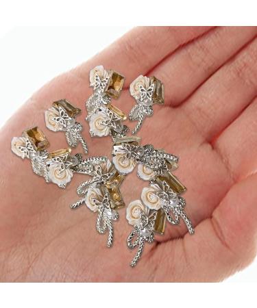 1PC Metal Butterfly 3D Nails Art Craft Decoration Supplies For Professional And Use Hy2845 - Buy Online on GoSupps.com
