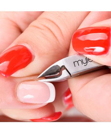 Mylee Cuticle Nippers - Professional Stainless Steel Tool for Salon and Home Use | Prepare Nails for Acrylic/Gel Polish, Repair Damage, Remove Dead Skin - Buy Online on GoSupps.com