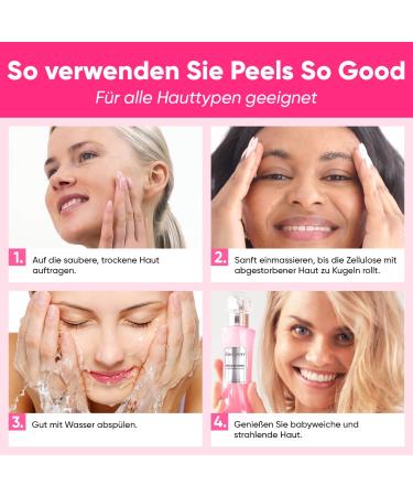 Ame Pure Peels So Good Fruit Acid Peeling Gel 120ml - AHA/BHA Gentle Exfoliator for Sensitive Skin - Reveal Bright Pure Skin - Buy Online on GoSupps.com