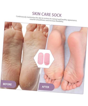 Beavorty 1 Pair Gel Socks Hydrating Lotion Foot Repair Socks Hydrating Socks Cracked feet Socks Heel feet Lotion Female Moisturizing Foot Cover Miss spa Outer Cotton Yarn Skin Care - Buy Online on GoSupps.com