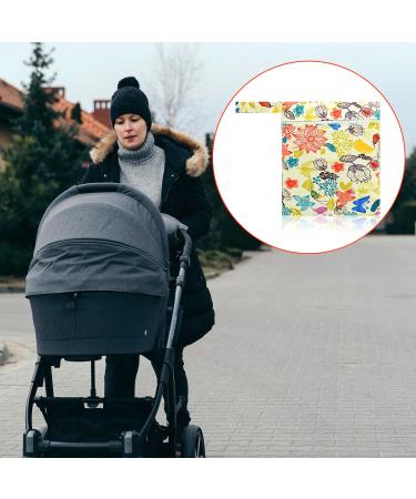 Rumyve Diaper Storage Bag - Waterproof, Washable, Portable Wet/Dry Bag for Travel - Flower Design - Buy Online on GoSupps.com