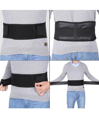 Turmaline & Magnetic Therapy Belt - Self-Heating Lumbar Support for Back Neck & Shoulder Pain Relief - Buy Online on GoSupps.com