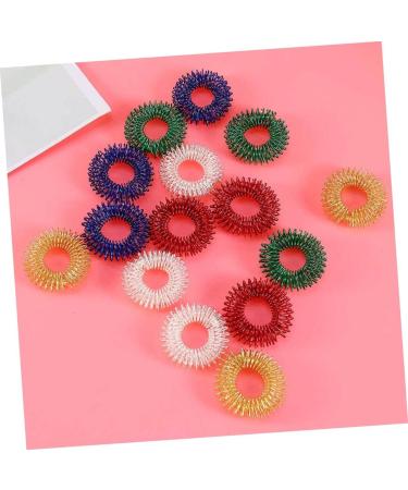 Buy Healvian 36 Stk Vibrating Spiky Finger Ring Set | Acupressure Massage Toys for Stress Relief - Buy Online on GoSupps.com
