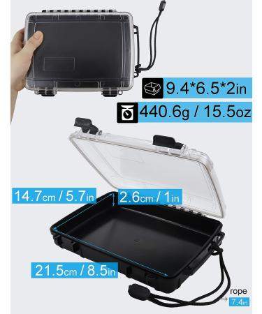 Hlotmeky Waterproof Dry Box Case for Kayaking & Boating - Black - Buy Online on GoSupps.com
