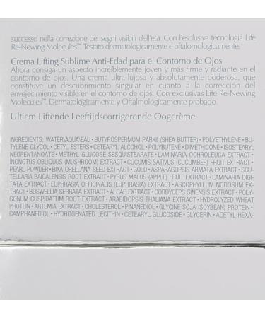 Estee Lauder Re-Nutriv Ultimate Lift Age-Correcting Eye Creme for Unisex - 0.5 oz (Pack of 1) - Buy Online on GoSupps.com