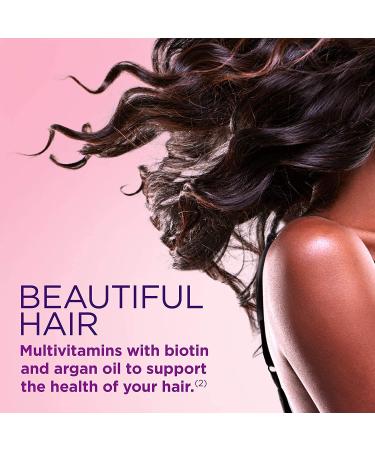 Nature's Bounty Hair Skin & Nails Softgels - Argan-Infused Vitamin Supplement for Women - 150 Count (Pack of 2) - Buy Online on GoSupps.com