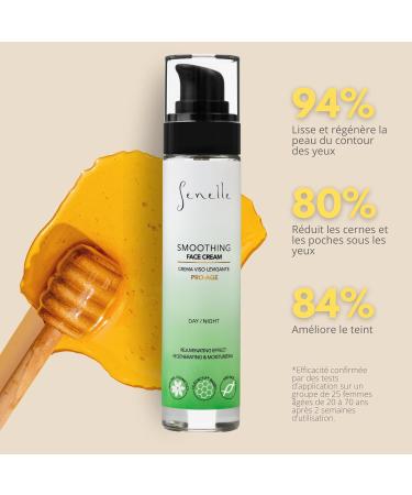 Senelle - Smoothing Face Cream | Smoothing face cream | Restores elasticity to the skin | Reduces fine lines | Pomegranate Oleoactive | Hyaluronic acid | Honey | Abyssinian and Chia oil | 50 ml - Buy Online on GoSupps.com