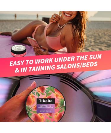  Tibobo Premium Tan Accelerator 100g for use in solarium and outdoor tanning booster fast tanning gel with natural formula moisturizing - Buy Online on GoSupps.com
