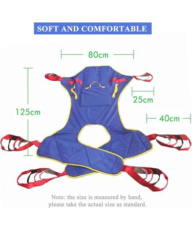 Full Body Patient Lift Sling Medical Sling Patient Lift Nursing Lift Sling Nursing Crane Sling for Elderly Walking Sling Transfer Sling for Elderly Disabled - Buy Online on GoSupps.com