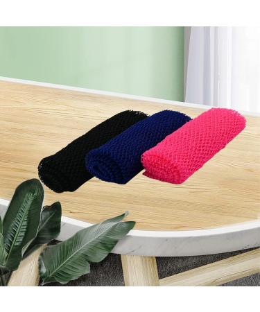 Kevinrooty 2 Pcs African Net Long Bath Sponge for Exfoliating Shower - Blue Black - Buy Online on GoSupps.com