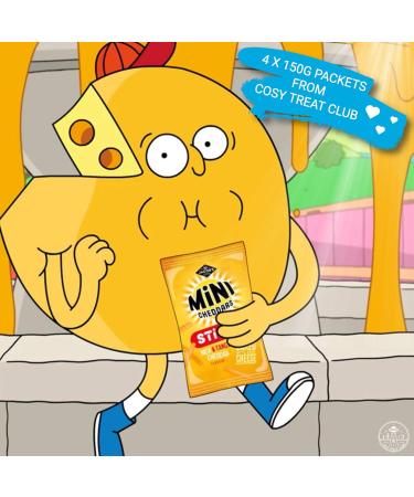 Cosy Treat Club Pack of 4 Mini Rich & Tangy Cheddars 150g - Buy Online on GoSupps.com