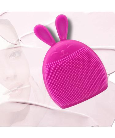 Soft Silicone Face Scrubber - Soft Silicone Face Scrubber Face Exfoliator Brush - Face Brushes for Cleansing Manual Face Scrub Clean Brush Cute Rabbit Ears Shape for Women Men Coatuiyo - Buy Online on GoSupps.com