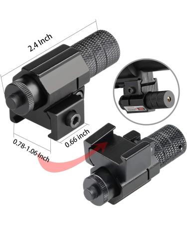 Viiko Red Laser Dot Sight Scope for Rifles and Pistols with Picatinny Mount - Buy Online on GoSupps.com