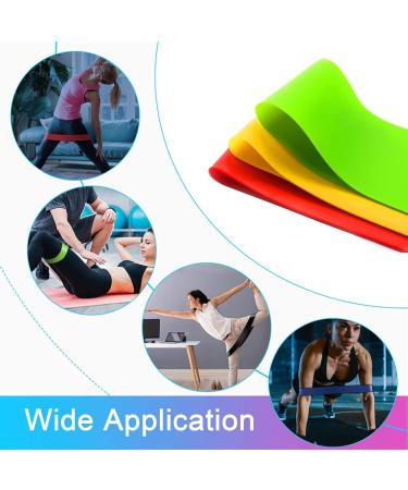 Buy Fitness Straps 5er Set - Loop Bands & Resistance Tapes for Muscle Building Yoga & CrossFit | Natural Latex Gymnastics Bands - Buy Online on GoSupps.com