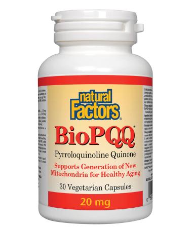 Natural Factors - Pyrroloquinoline Quinone (Bio PQQ) 20mg - 30 VCaps