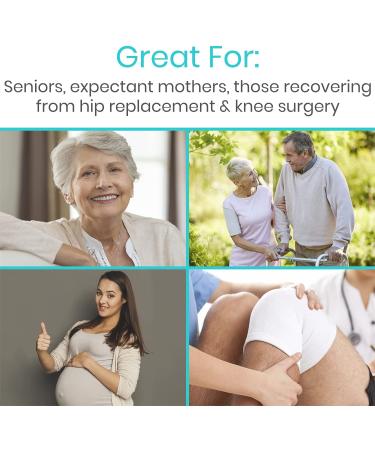 Vive Sock Aid and Shoe Horn Kit - Long Handled Remover and Shoe Helper for Seniors - Adjustable Reach Assist Tool - Gray - Buy Online on GoSupps.com