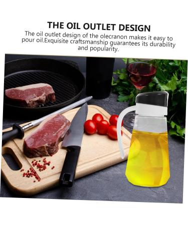 Zerodeko Large Capacity Oil Pot Oil Holder 1pc Oil Can Plastic Vinegar Glass Creative Oil Bottle Vinegar Bottle - Buy Online on GoSupps.com