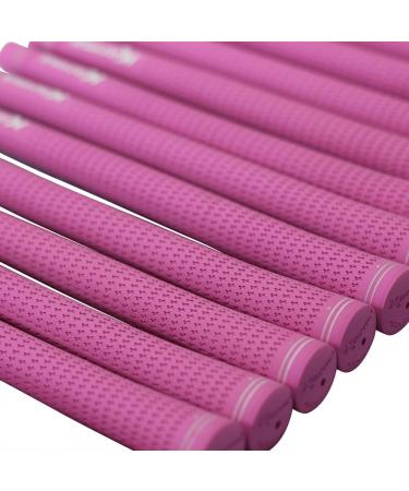 Karma Ladies Pink Golf Grips Pro Velvet Set - 13 Grips with Tape, Clamp, and Instructions - Buy Online on GoSupps.com