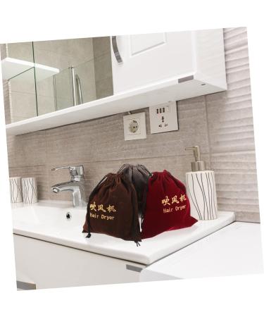 BELLIFFY 3 Pcs Hair Dryer Storage Bag Drawstring Bags Travel Blow Dryer Hair Tools Travel Bag Fabric - Buy Online on GoSupps.com