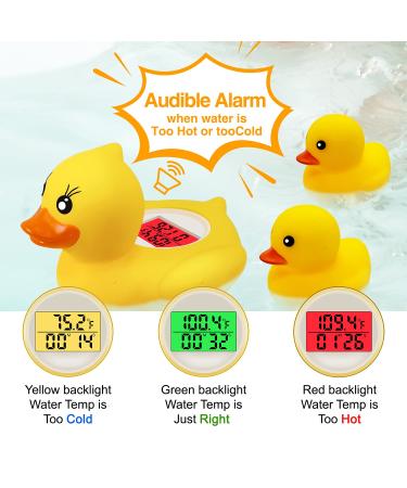 MSNUNA Baby Thermometer & Floating Duck Toy - Safe Bath Temperature Monitor - Buy Online on GoSupps.com