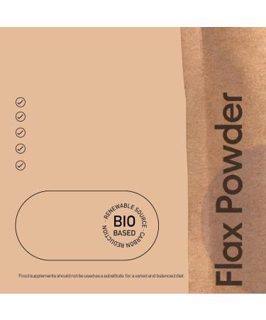 Organic Flax Seed Powder 100g - Premium Quality Plant-Based Superfood - Perfect for Smoothies - Non-GMO & Gluten Free - 1 Pack - Buy Online on GoSupps.com