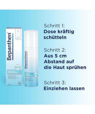 Bepanthen Cooling Foam Spray 75ml | Soothes Minor Burns & Sunburn | Fast International Shipping - Buy Online on GoSupps.com