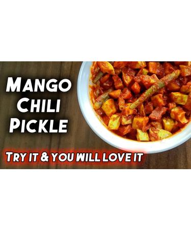 RIO LEMPA Green Mango with Chili in Brine - 32 oz (906g) Glass Jar - Buy Online on GoSupps.com