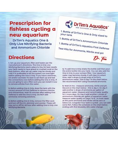 Dr Tim's Aquatics 830 Ammonium Chloride 2 Oz Bottle - Buy Online on GoSupps.com