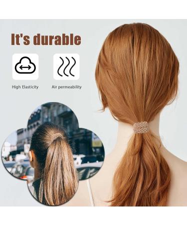 16-Piece Thick Soft Seamless Hair Ties - No Folds No Slip Elastic Ponytail Holders for Thick Hair (Dark Act) - Buy Online on GoSupps.com