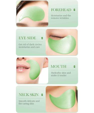 Aloe Vera Under Eye Patches Aloe Vera Eye Mask Targeted Puffiness and Dark Circles Care Reduce Fine Lines Hydrating Collagen Eye Mask for Youthful Appearance - Buy Online on GoSupps.com